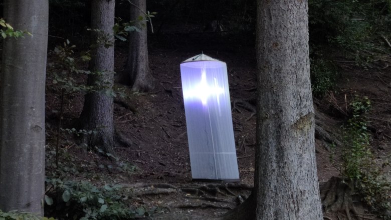 Leuchtturm um Insekten anzulocken, © Naturpark Sparbach